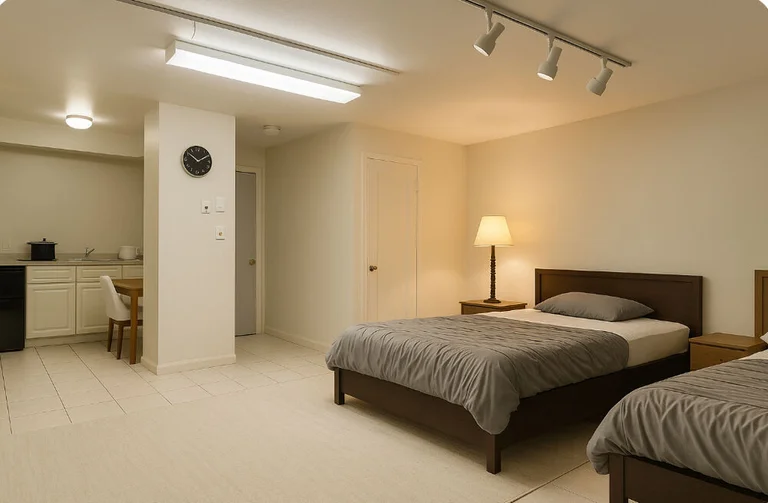 뉴욕 플러싱 독채 - 맨해튼 20분 · 프라이빗 스튜디오 (L2)