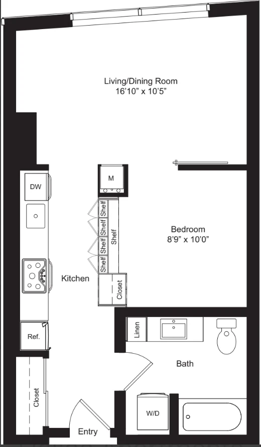 Seattle Downtown Helios Apartments [Seattle Downtown] Fully Furnished 1BR/1BA Long & Short-term Rentals thumbnail 4